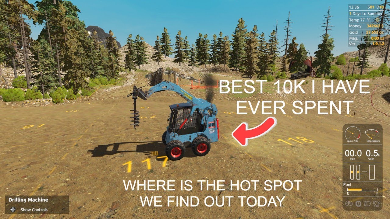 Gold Mining Simulator  Mini Drill Purchased! Claim Testing Pays Off Big