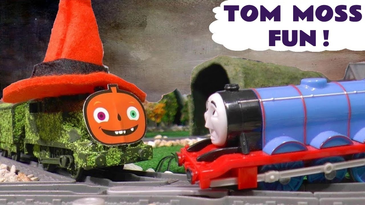 Toy Train Story With Thomas Trains And Tom Moss