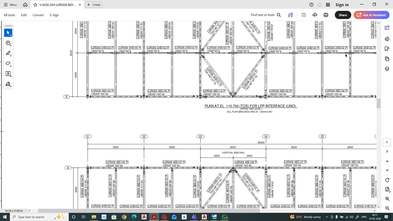 TEKLA STRUCTURE- PIPE RACK MODEL PART1