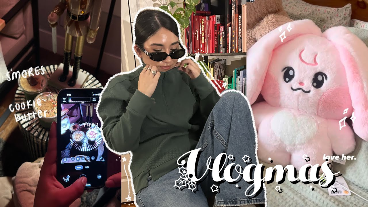 VLOGMAS DAY 21 ⭐️ matcha pop-ups 🍵, decorating my room 🖼️, & saving for korea 💸