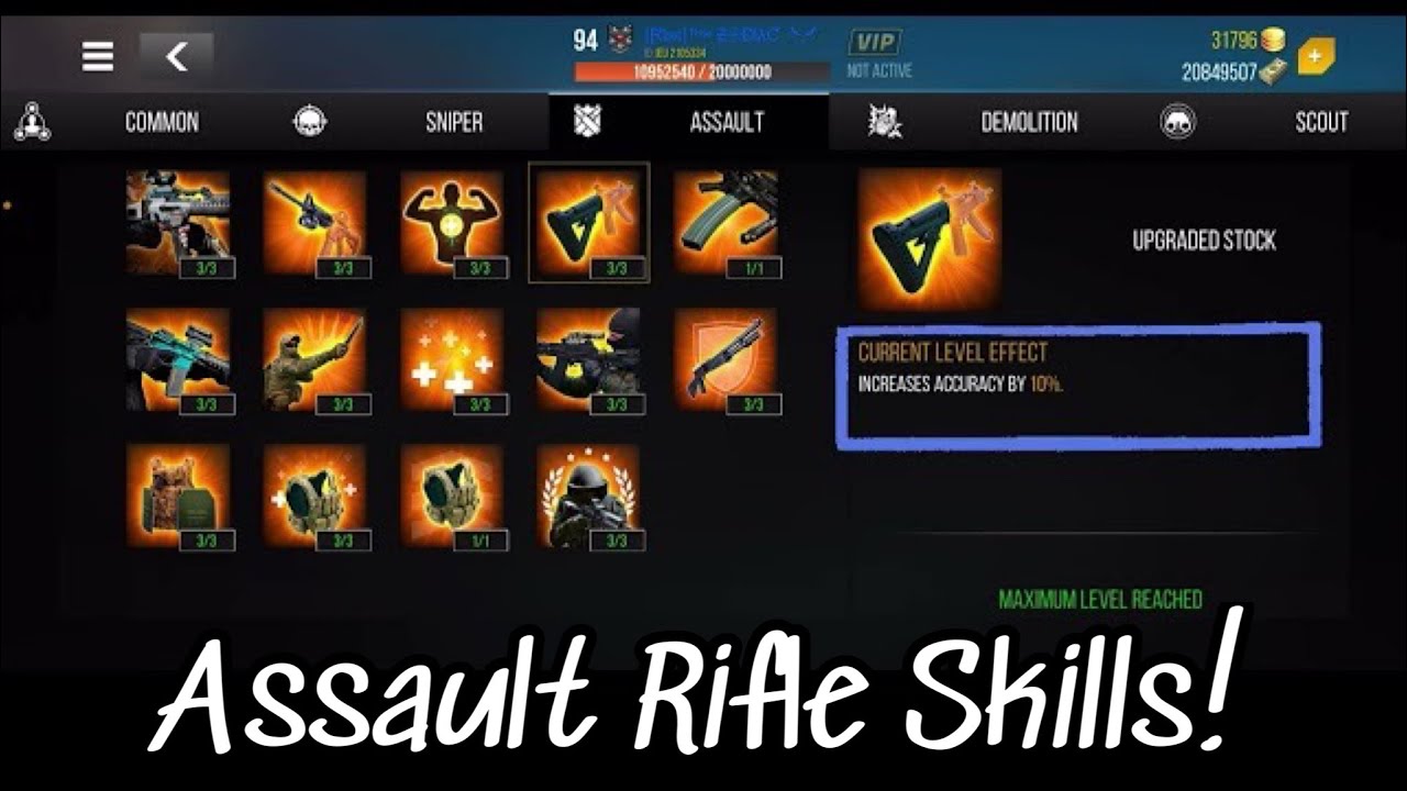 🤯 ВЫ ДОЛЖНЫ ЭТО УВИДЕТЬ! 🤯 Объяснение навыков штурмовой винтовки! | Modern Strike Online
