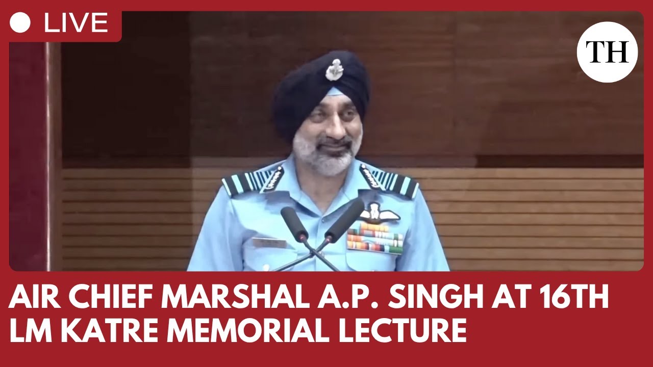 Air Chief Marshal A.P. Singh  Addresses at 16th Air Chief Marshal LM Katre Memorial Lecture