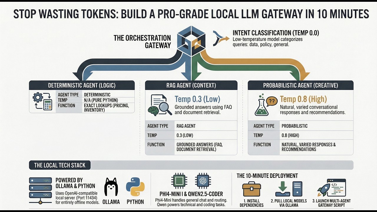 Build an Enterprise Grade Local LLM Gateway Solving Cost and Privacy Challenges in AI in 12 Minutes