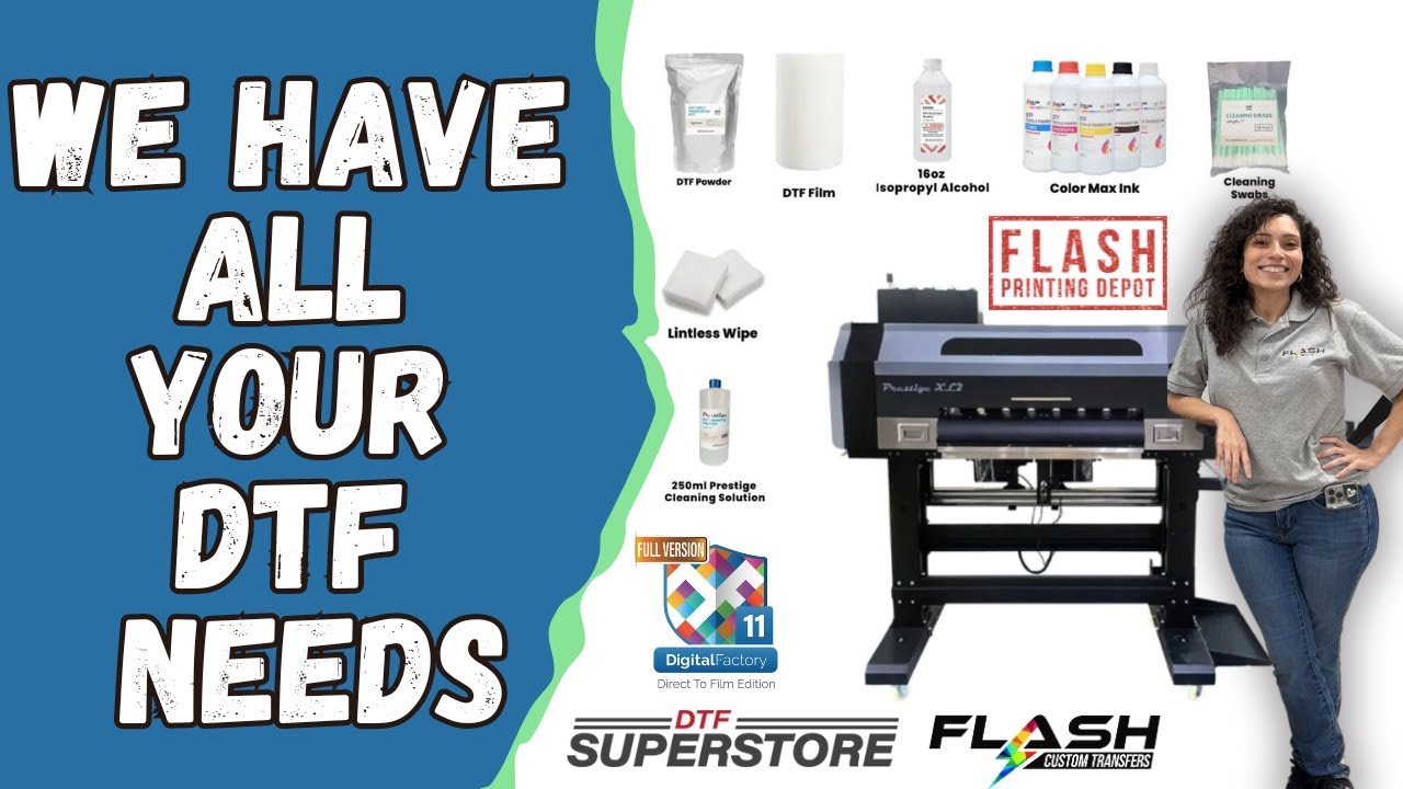 Exploring Flash Printing Depot: DTF Consumables and Equipment Overview 2024 #dtfprinting