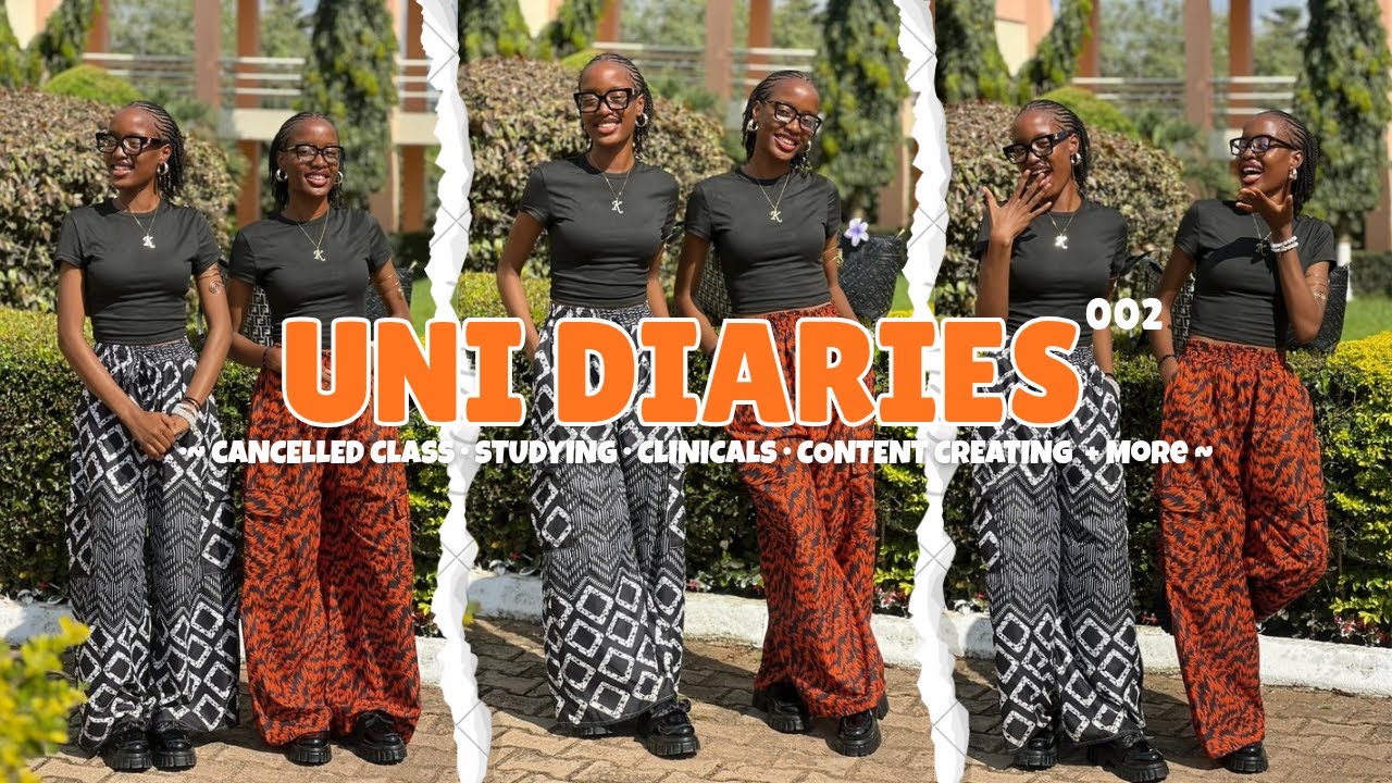UNI DIARIES 002 🇬🇭📚💌 | Cancelled classes•Studying•Clinicals•Creating content & more | 🇳🇬youtuber