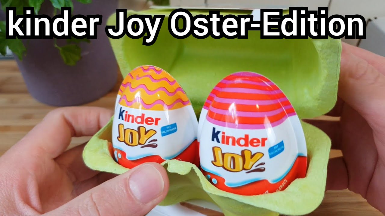Ferrero kinder Joy in der Oster-Edition | Das &Uuml;-Ei zum L&ouml;ffeln | FoodLoaf