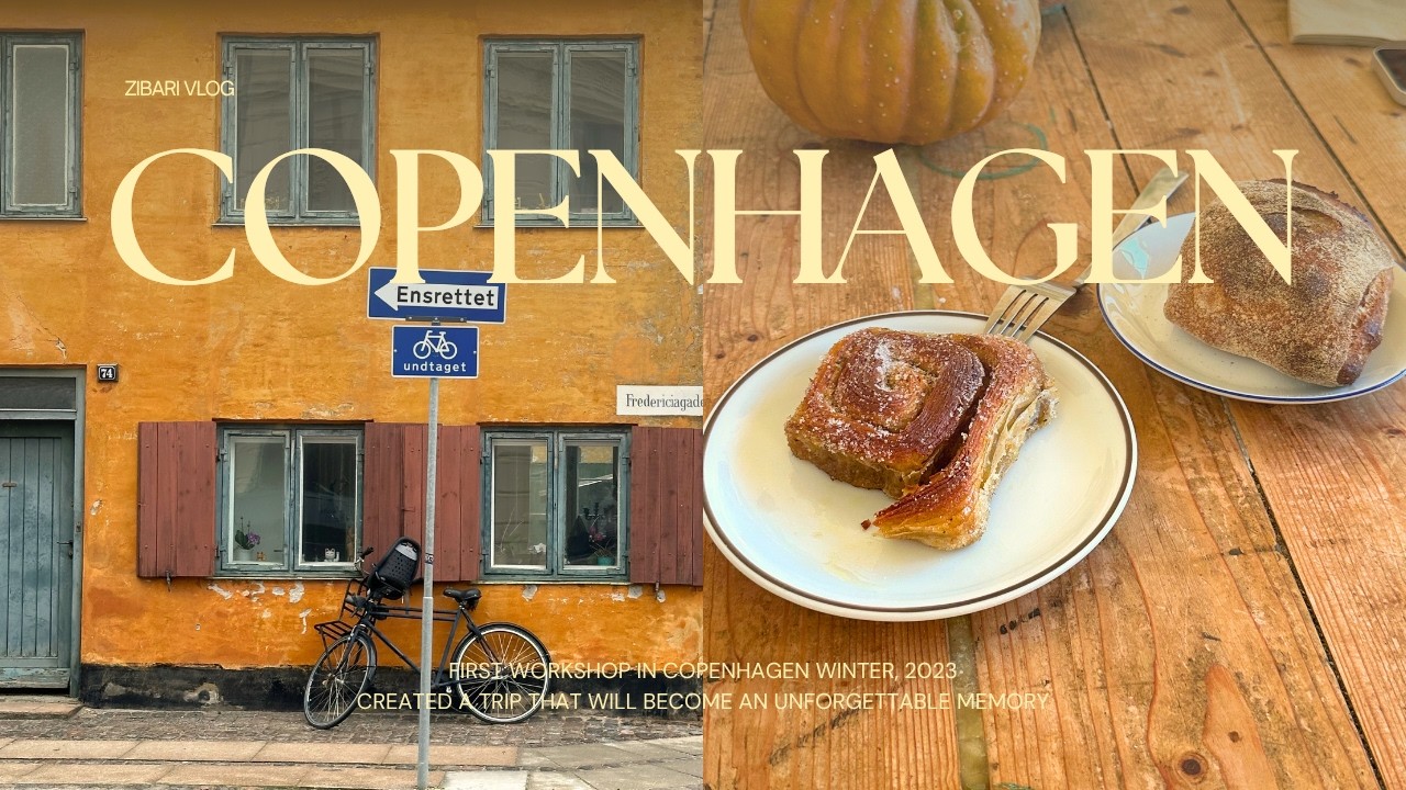 [코펜하겐 Vlog] 첫 워크샵으로 떠난 Copenhagen🇩🇰(루이지애나 미술관, Lille Backery, Frama, Atelier September ,Hay House)