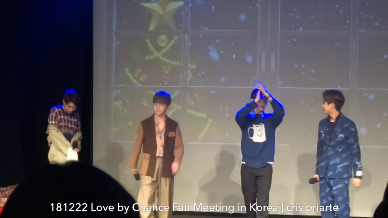 181222 Love by Chance Fan Meeting in Korea - MeanPlan & PerthSaint (Nanana - LBC OST)