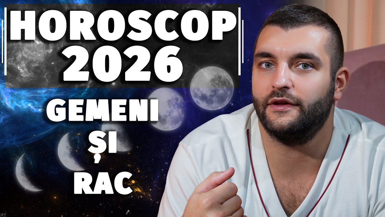 Horoscop 2026 pe zodii. Cum va fi anul pentru Gemeni și Rac. Previzuni cu astrolog Thomas Rob