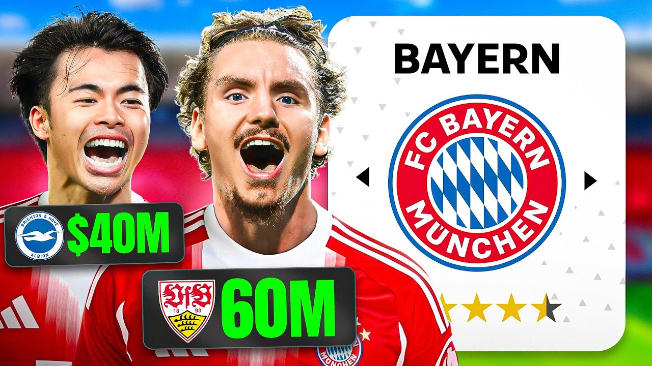 I Rebuild BAYERN MUNICH With Their NEW TRANSFERS!