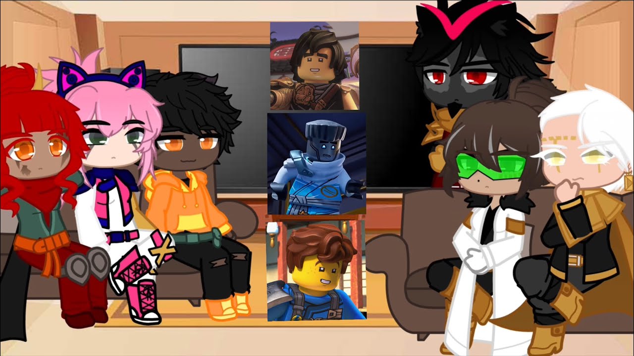 Ninjago Dragons Rising react  (part 1/3) -Gacha Ninjago- {Cole, Jay, Zane}