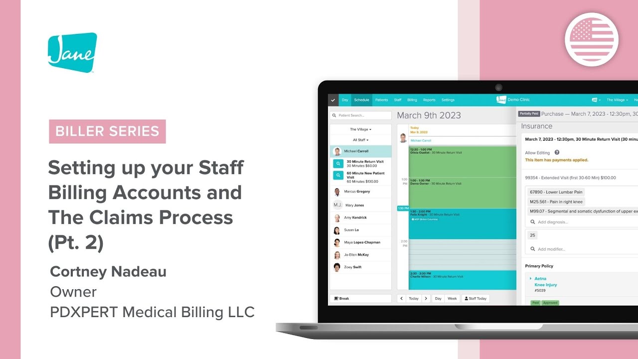 Webinar: Biller Series - Setting Up Your Staff Billing Accounts and The Claims Process (Part 2)