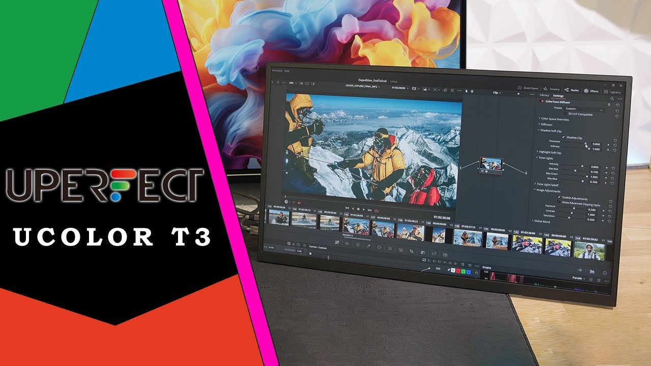 Uperfect UColor T3 📺 Przenośny monitor 24' w 3840 &times; 2160 / Recenzja 4K