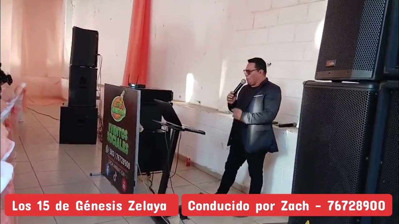 Fiesta rosa de Génesis Zelaya en Chinameca San Miguel 