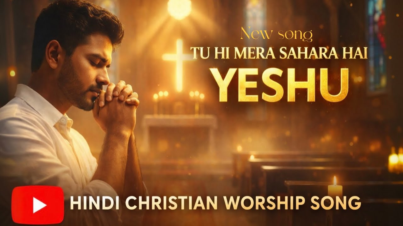 Tu Hi Mera Sahara Hai Yeshu 😇 Hindi Christian Worship Song 🙏 Jesus Prayer Song 2026 #yeshu 