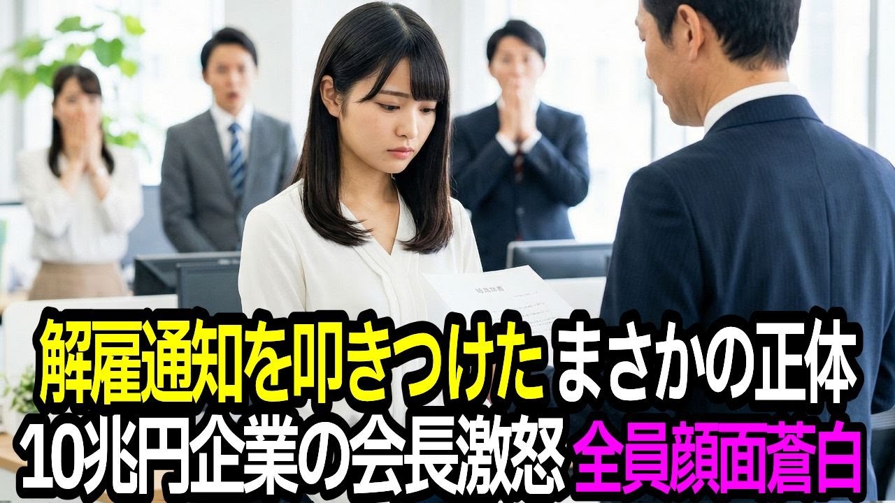 新人OLへの1枚の解雇通知が、会社を激震させた裏事情…「大物とは知らず」に追い出した彼女の正体は、10兆円企業の…？全社員が凍り付いた衝撃の結末！