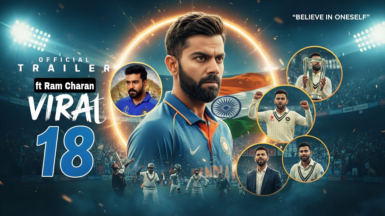 Virat Kohli: Jersey No.18 - Trailer | Ram Charan | Anushka Sharma |Token Talk | Virat Kohli Retires