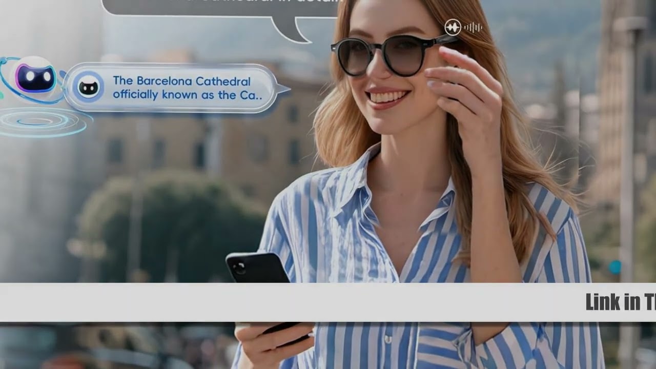 GetD AI Smart Glasses with ChatGPT 🕶️ Multi-Function Smart Eyewear | Blue Light Filter, 145-Language