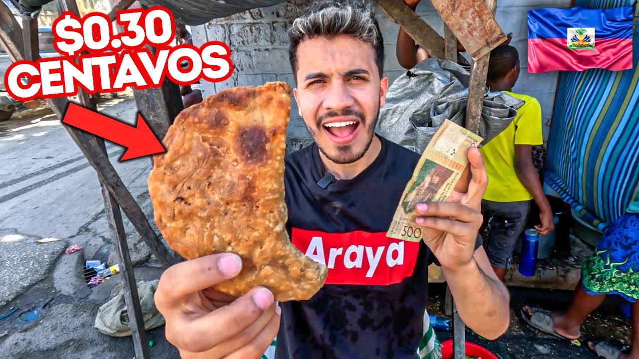 Probando COMIDA CALLEJERA BARATA en HAITÍ 🇭🇹 | Haití (5/5)