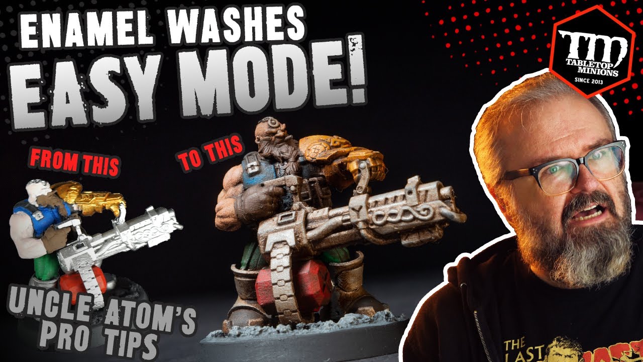 You're Doing Enamel Washes WRONG - Uncle Atom's Pro Tips