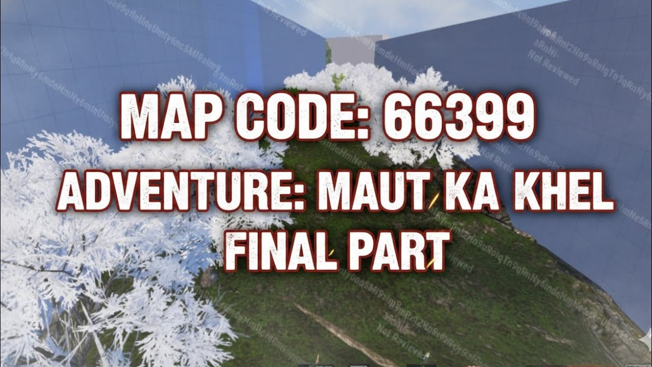 Bgmi wow Parkour map code 66399 | ADVENTURE MAUT KA KHEL FINALPART | #bgmi #pubg #bgmiwow #wowmap 