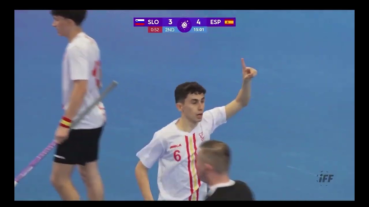 Highlights SLV v ESP:U19 Men's World Floorball Championship 2025(#U19WFC2025) Zurich:Sloveia v Spain