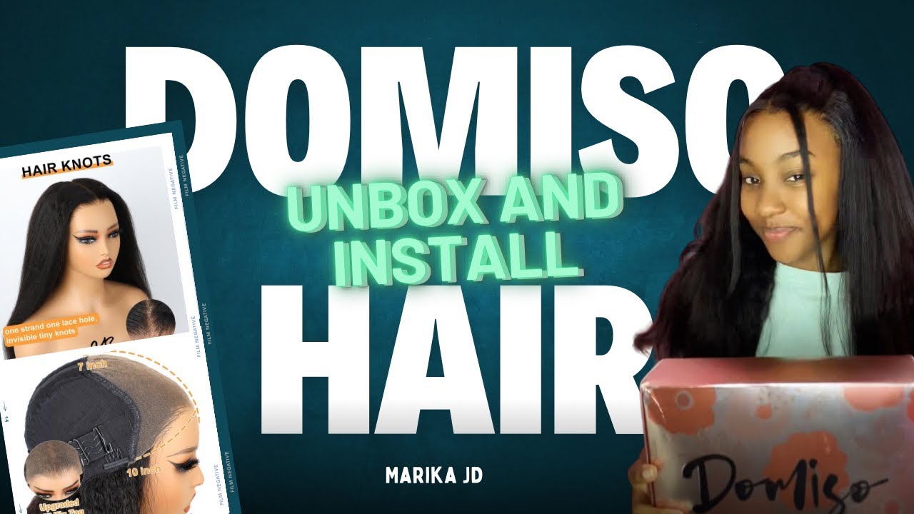 Domiso Pre Max 10x7 M Cap Kinky Straight Glueless Wig ft. Domiso Hair