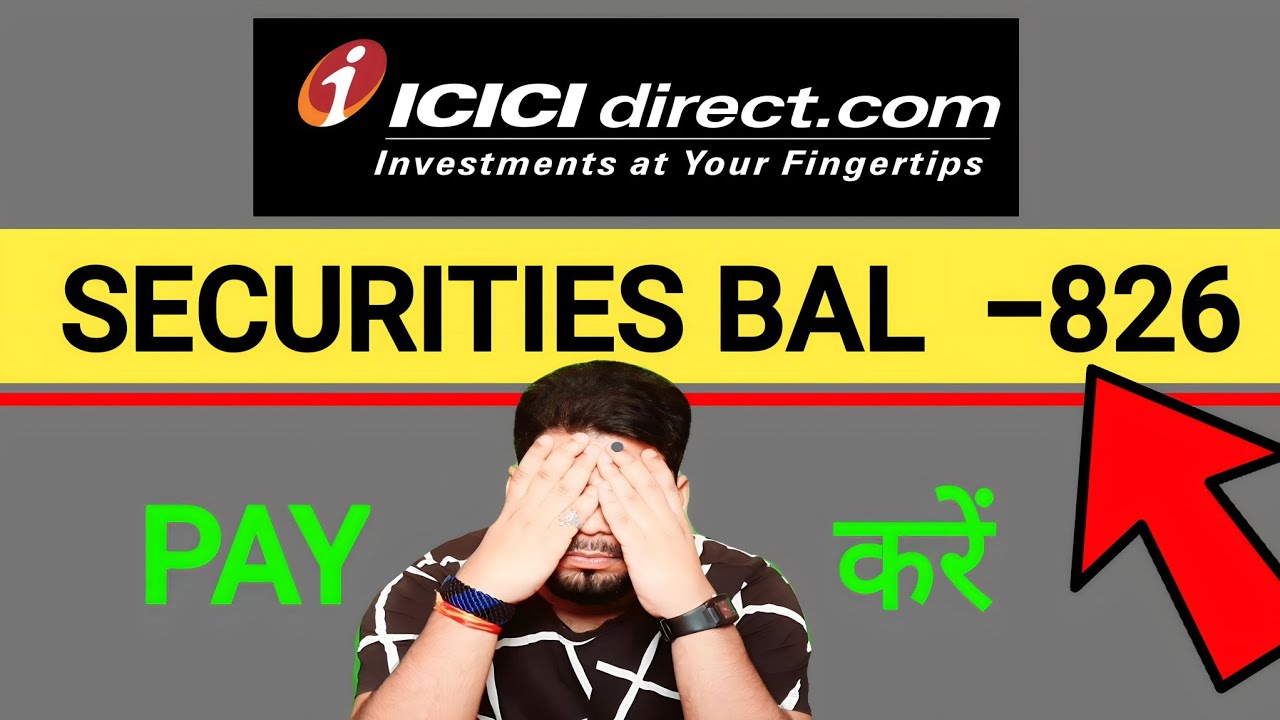 HOW TO PAY -826 AMC CHARGES IN ICICI DIRECT TRADING ACCOUNT (2023)