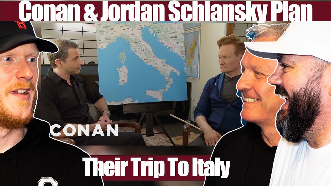 Conan & Jordan Schlansky Plan Their Trip To Italy REACTION | OFFICE BLOKES REACT!!