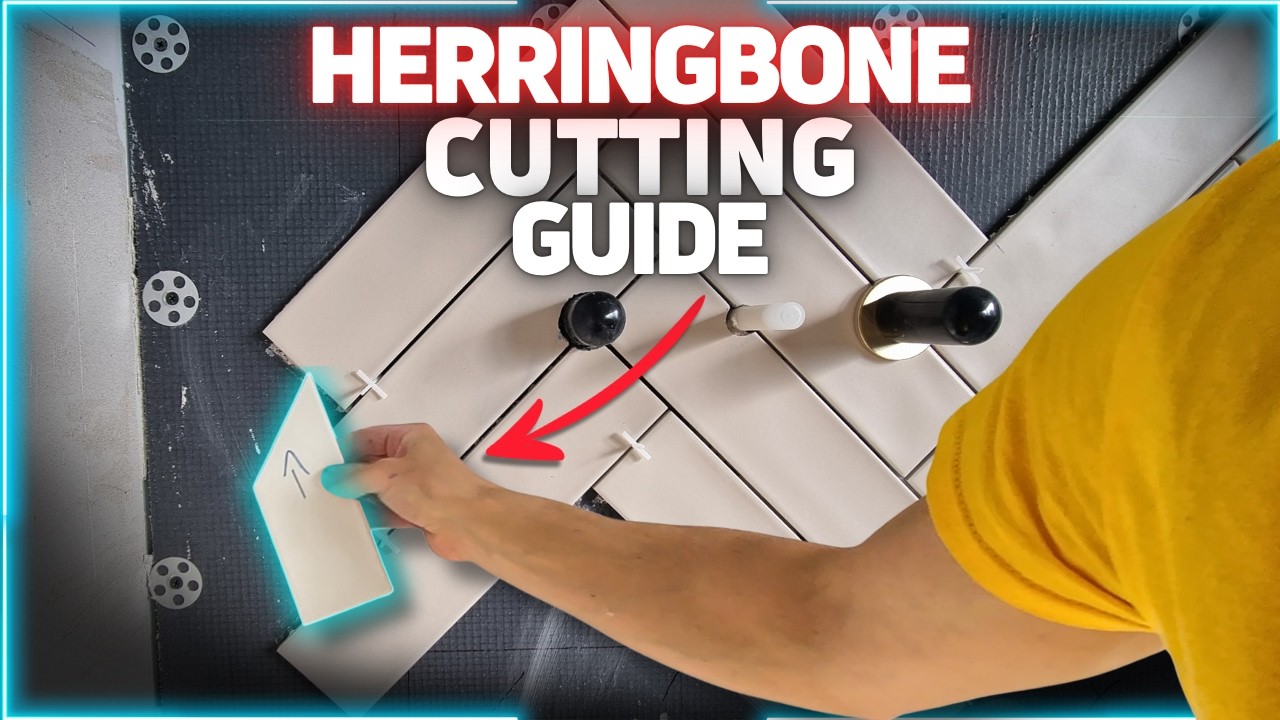 Herringbone Tile.. How To Cut Them!
