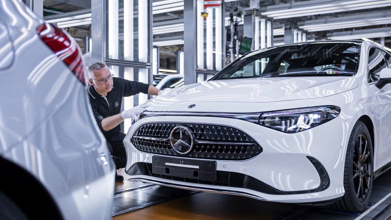 2026 Mercedes-Benz CLA Production – Inside the High-Tech Rastatt Factory 🇩🇪 Full Manufacturing Tour