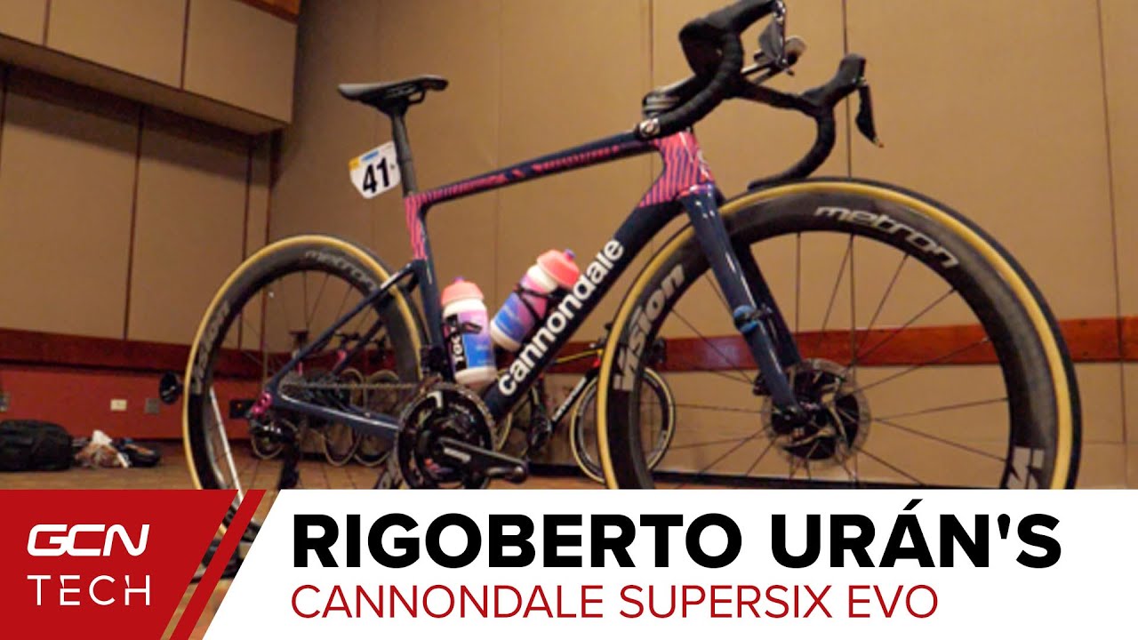 Rigoberto Urán's Cannondale Supersix Evo Hi Mod Disc | Ef Pro Cycling 2020 Team Bike