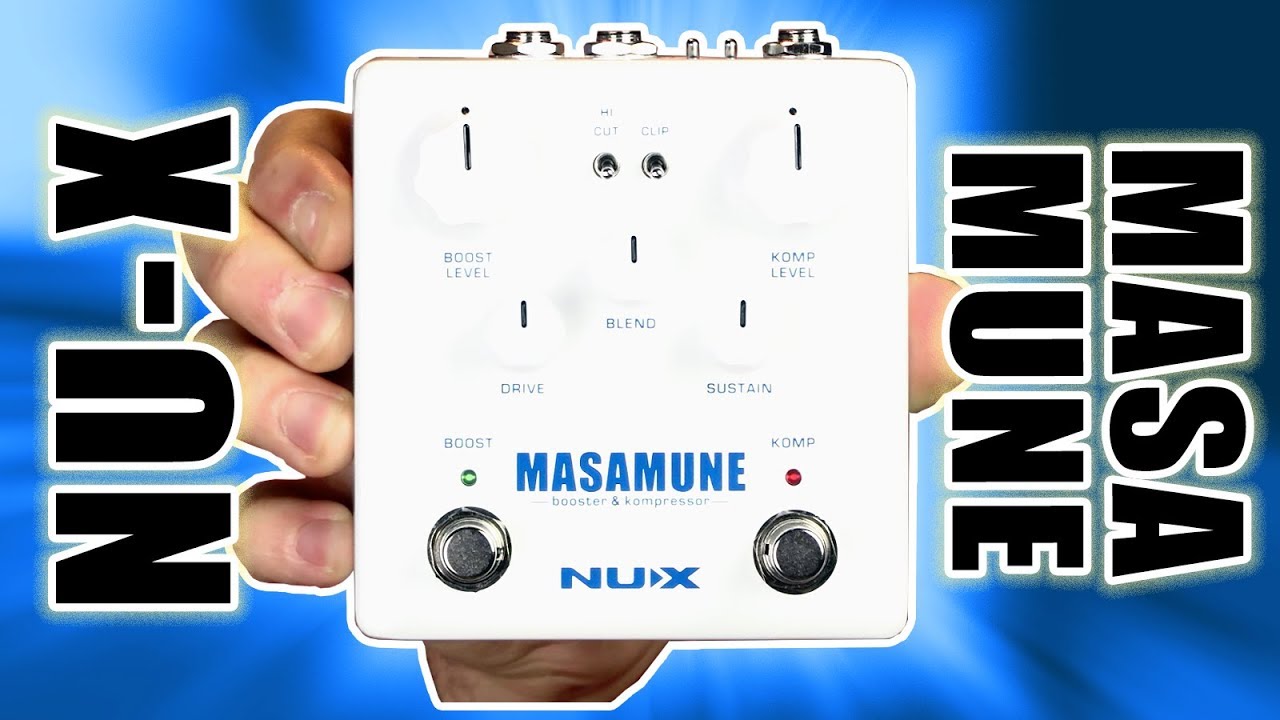 Демонстрация и обзор усилителя и компрессора NU-X Masamune | Безумие 2-в-1 Gain Staging | Stompbo...