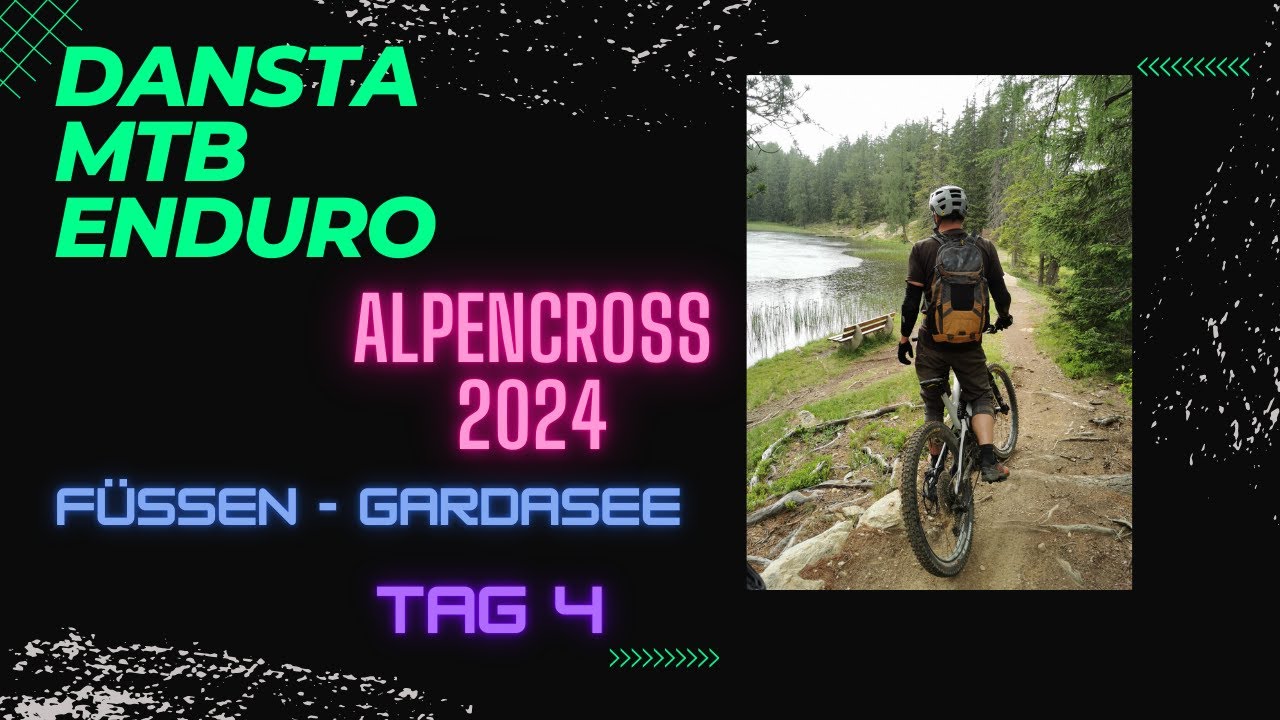 Alpencross 2024 die Trailvariante Tag 4 die besten Trails der Tour