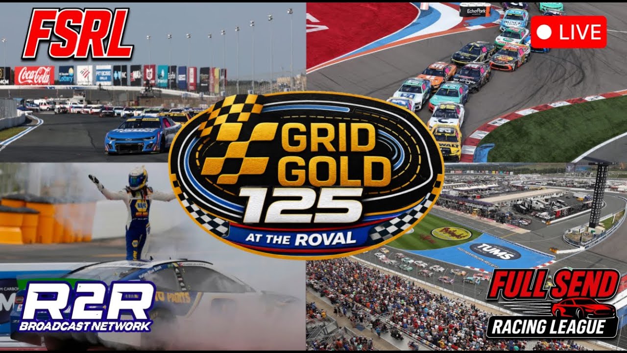 Full Send Cup Series - Grid Gold 125 @ Charlotte Roval LIVE!