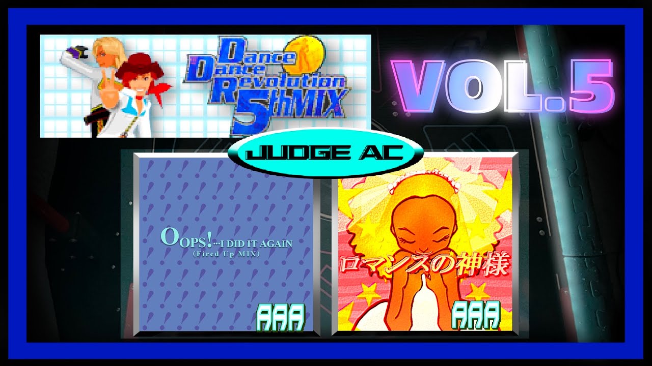 DDR 5TH MIX revisited.  VOL 5.  The Dancemania Grand Finale!  ESP PFC. Arcade Timing