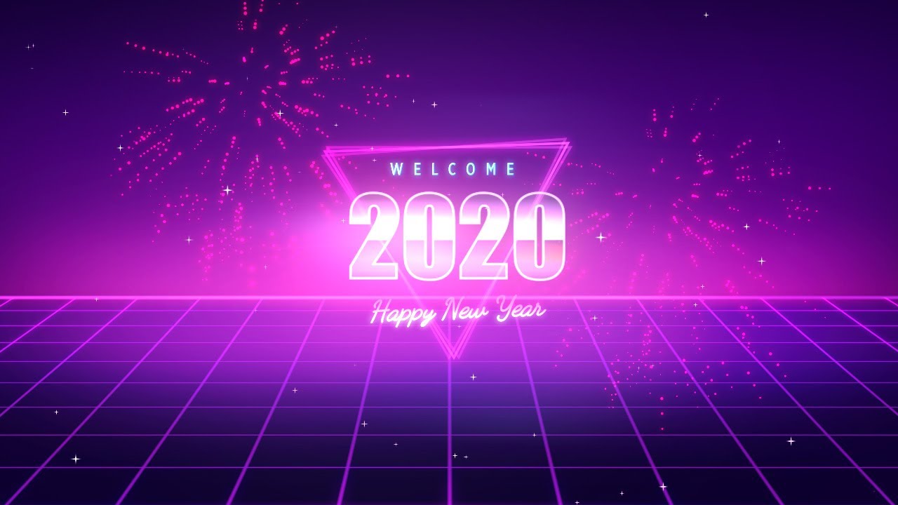 Animated 80s Retro Design - Welcome to 2020! - After Effects