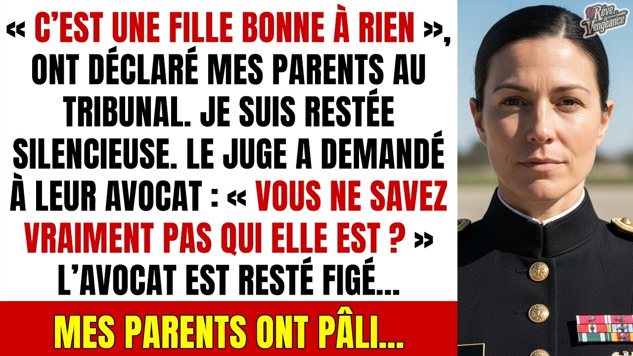 Ses parents la traînent au tribunal, ignorant le lourd secret qu'elle cache depuis 8 ans...