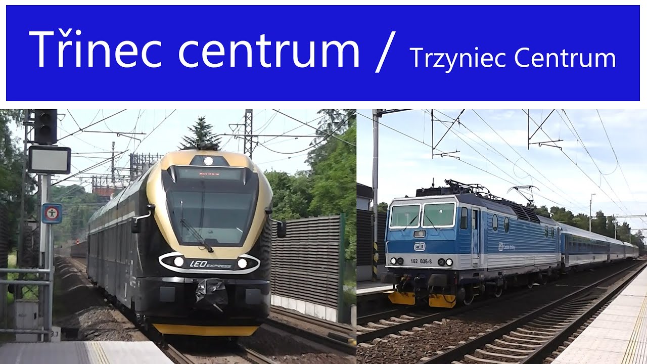 Vlaky Třinec centrum - 18.6.2015 / Czech Trains Třinec Central