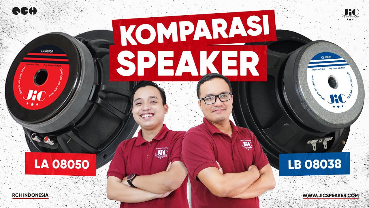 FAVORITMU YANG MANA? LA 08050 & LB 08038 |  ADA TES SPEAKERNYA  | JIC Speaker | RCH Indonesia