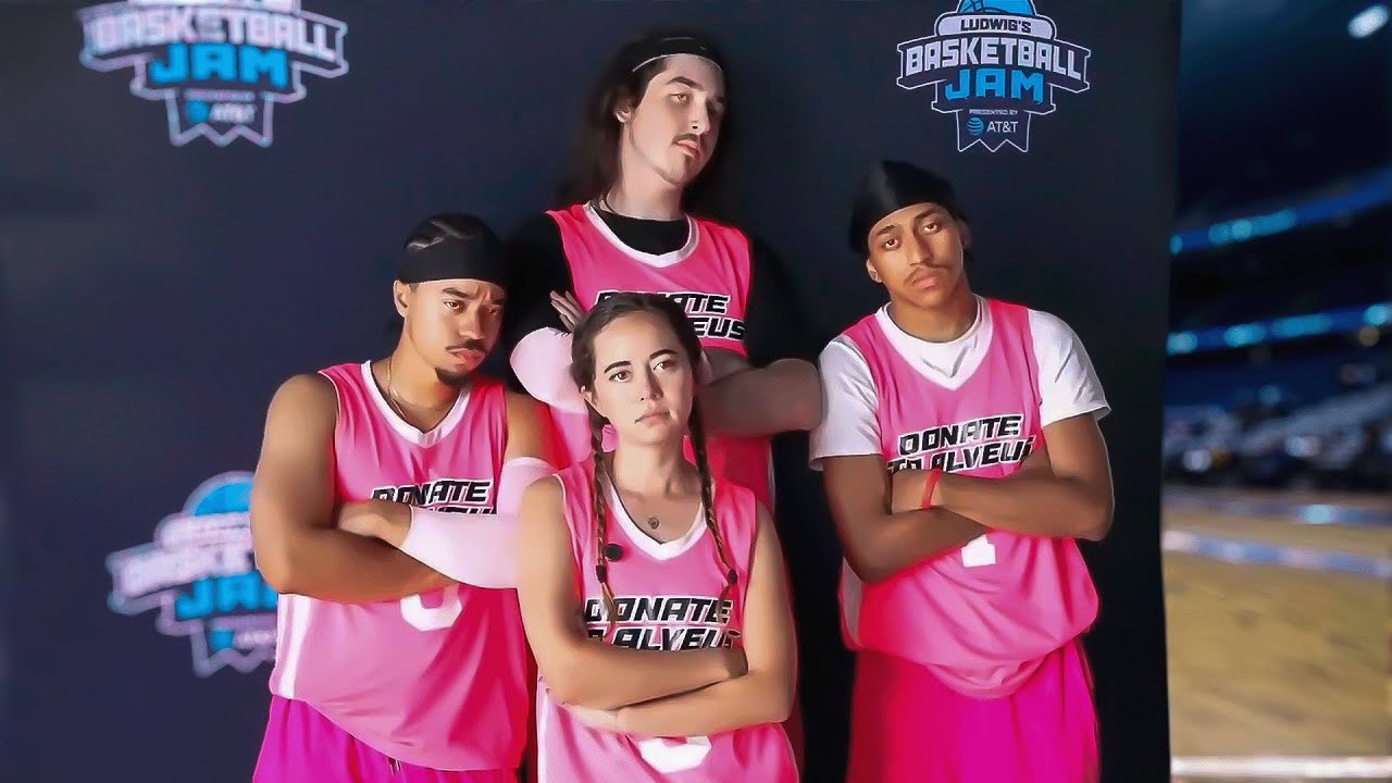 Мы СДЕЛАЛИ УДИВИТЕЛЬНЫЙ УДИВИТЕЛЬ на LUDWIG’S BASKETBALL JAM!