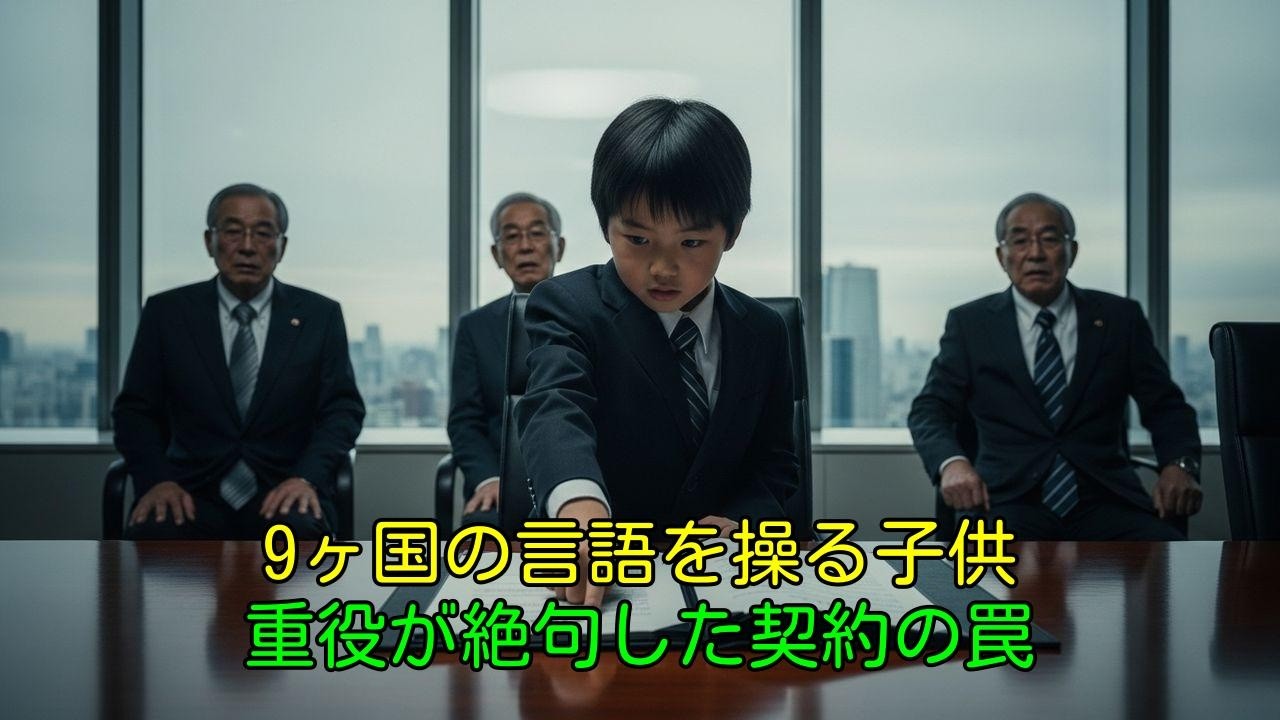 清掃員の息子が契約書の罠を暴く！重役が絶句した衝撃の結末
