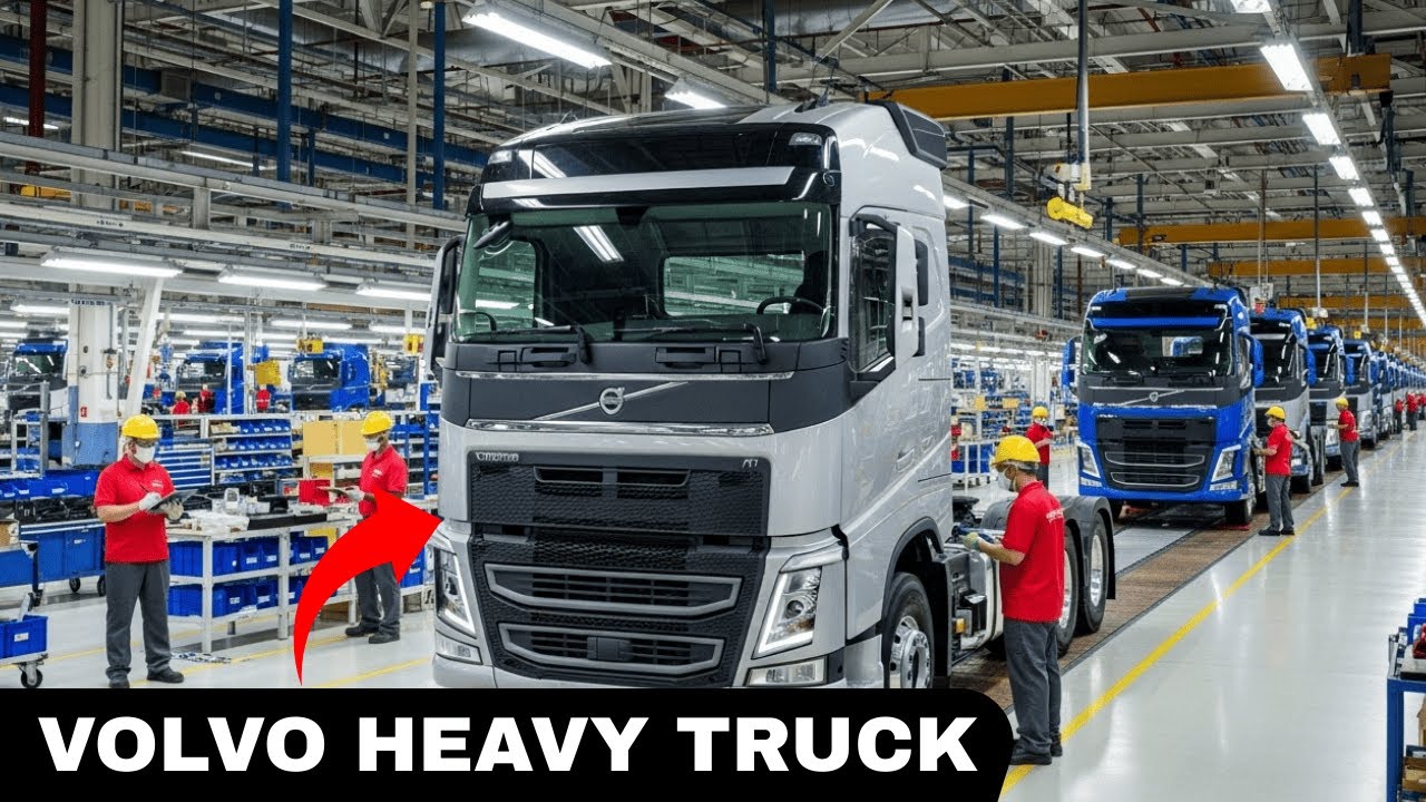 Inside the Volvo Heavy Truck Factory — Complete Manufacturing Process 🏭