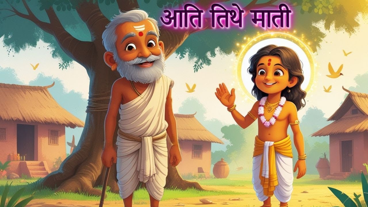 आति तिथे माती | मराठी गोष्ट | Marathi Moral Story for Kids | Greedy Beggar Story