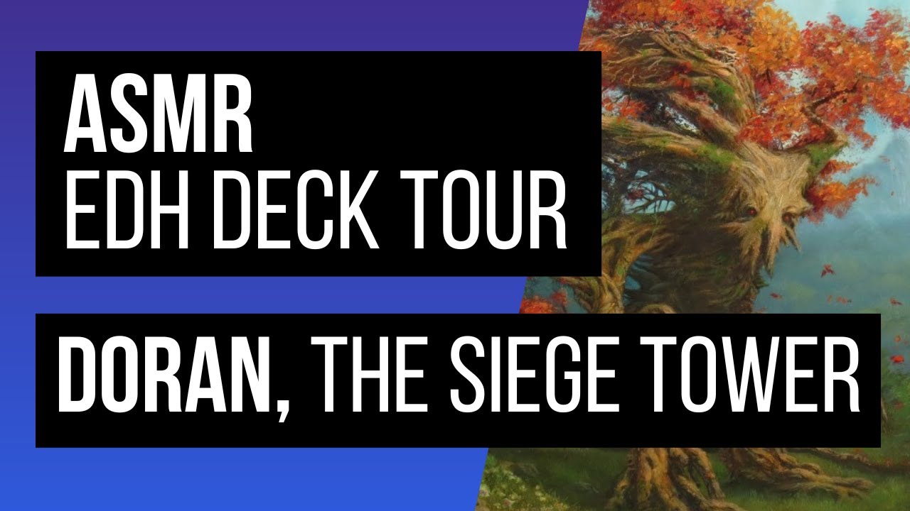 ASMR Magic the Gathering | Doran, the Siege Tower EDH Deck