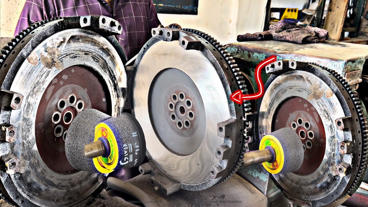 How to Resurface Flywheel Phasing and Repairing flywheel informative video