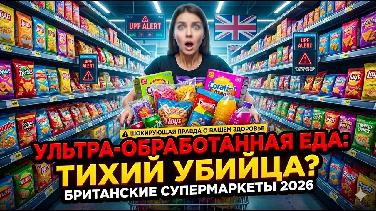 ВКУСНАЯ ЯДОВИТАЯ ЕДА В СУПЕРМАРКЕТАХ ЛОНДОНА ИЛИ КАК БРИТАНЦЫ СТАЛИ ЗАЛОЖНИКАМИ UPF. РЕАЛЬНАЯ ЖИЗНЬ