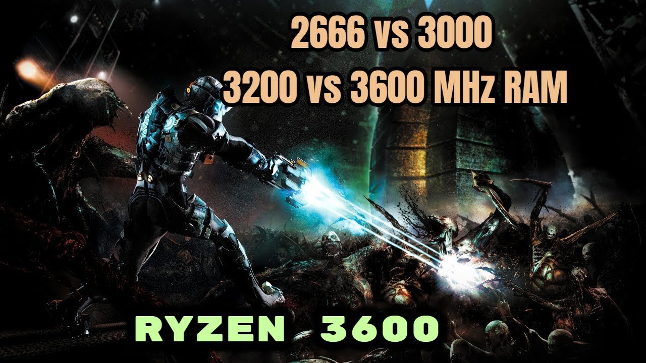 2666 vs 3000 vs 3200 vs 3600 MHz RAM Ryzen 3600