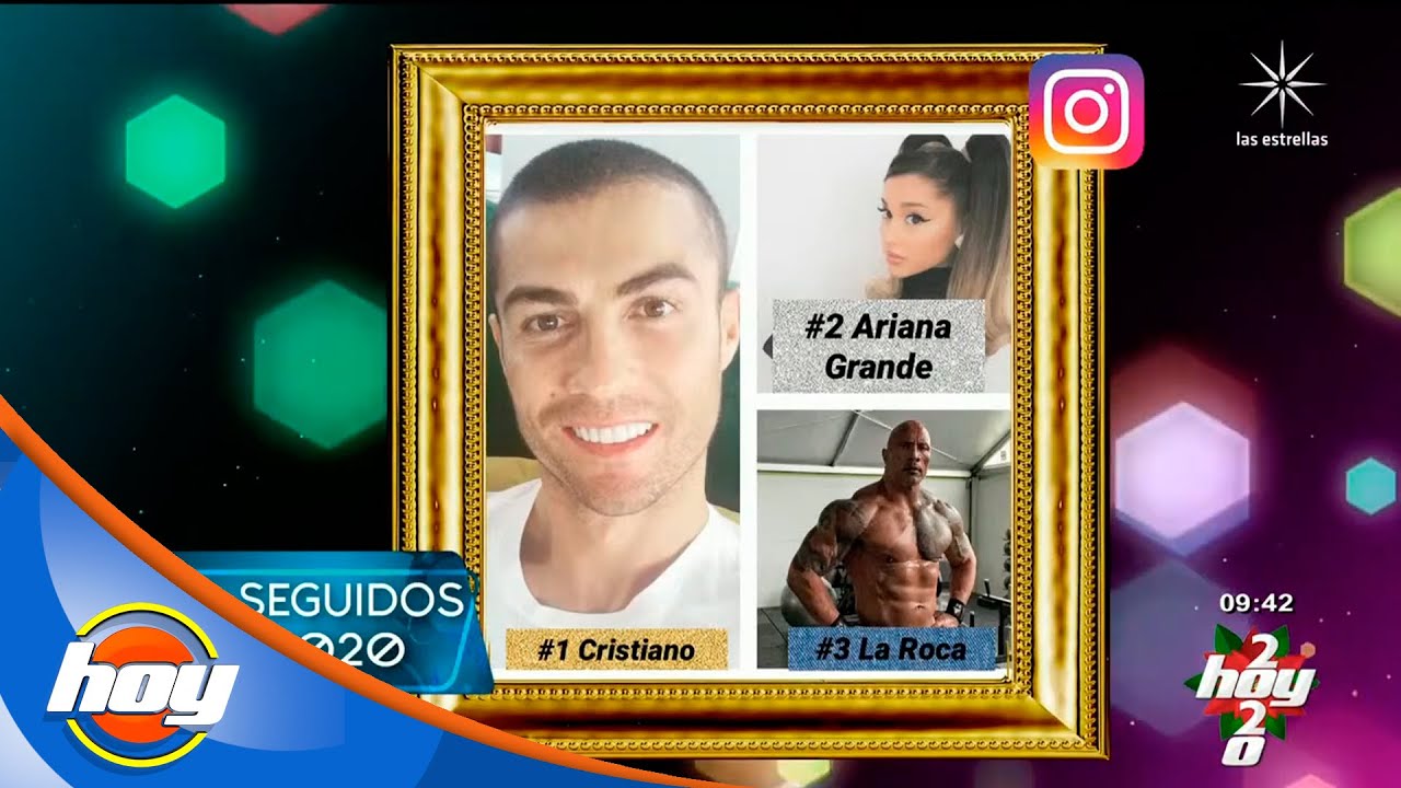 Las celebridades m&aacute;s seguidas en las redes 2020 | La Nube de Hoy