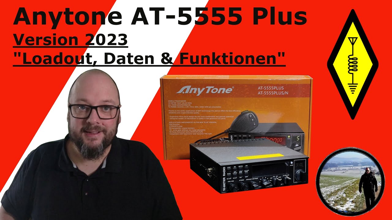 Anytone AT-5555 PLUS Funkgerät V 2023 #amateurfunk #cbfunk #anytone #kurzwelle #notfunk #elektronik